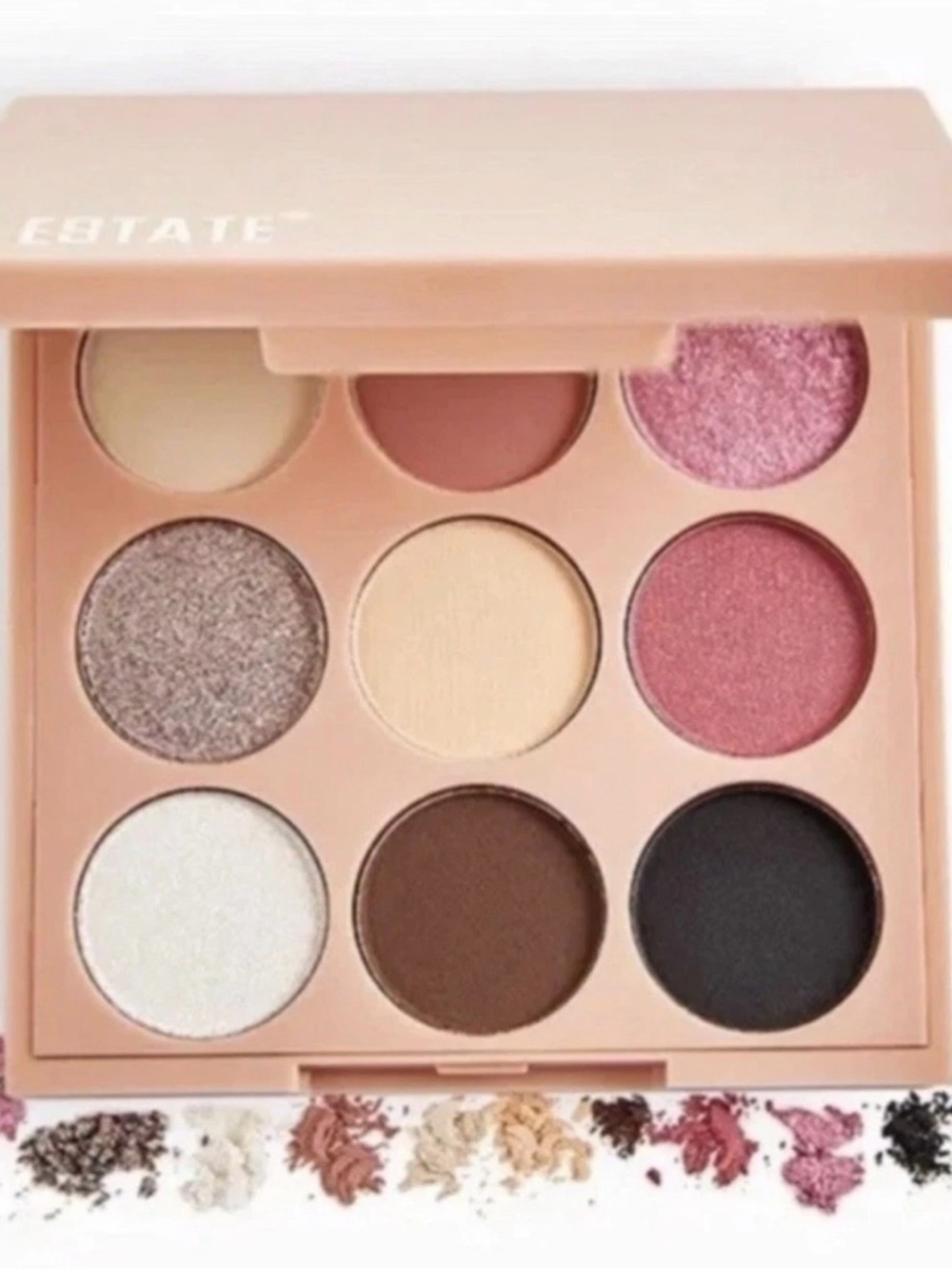 Estate 9-Color Pink Brown & Neutral Eyeshadow Palette, Rosé Rendezvous
